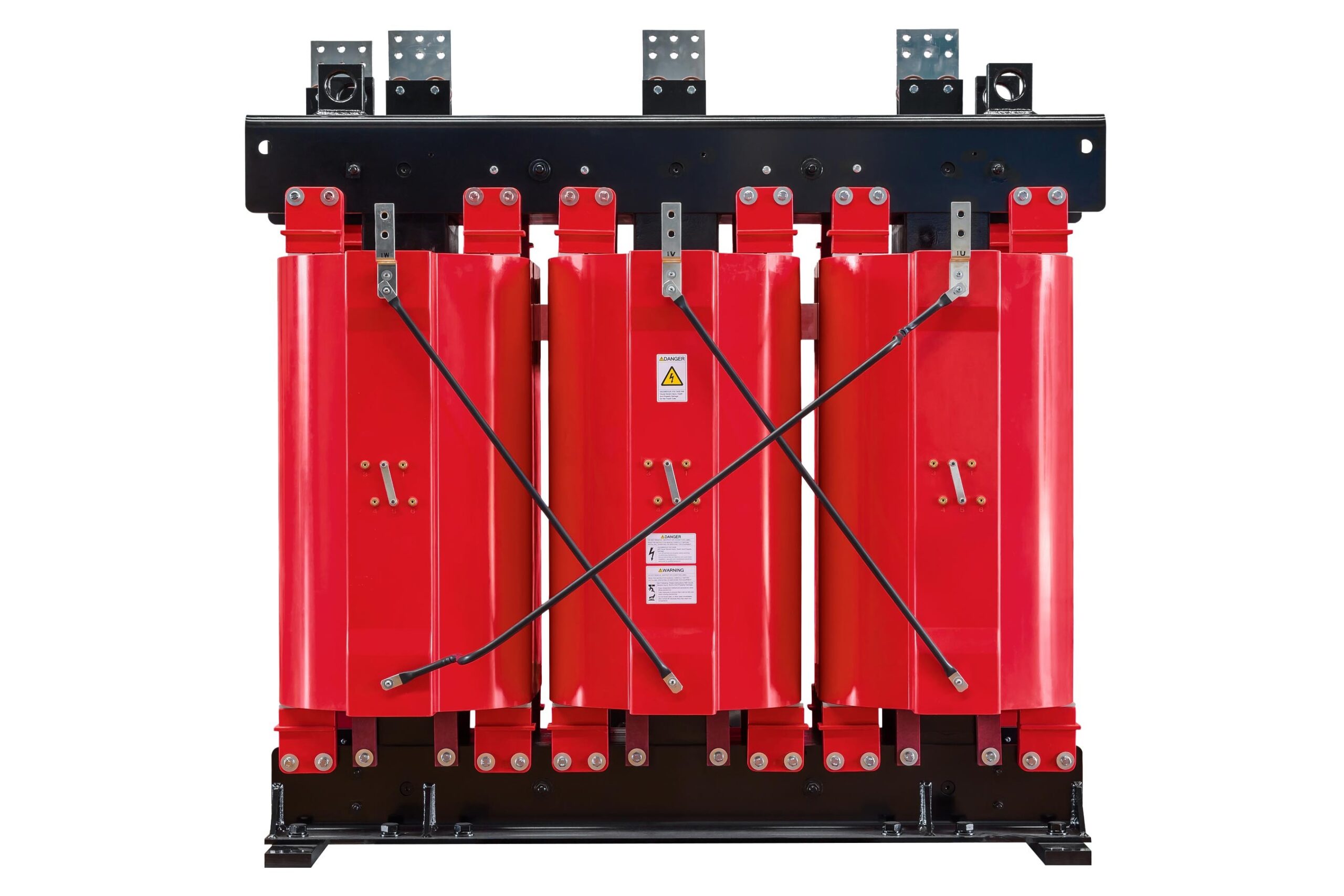 Mobile HV source for on-site insulation testing on dry-type transformers