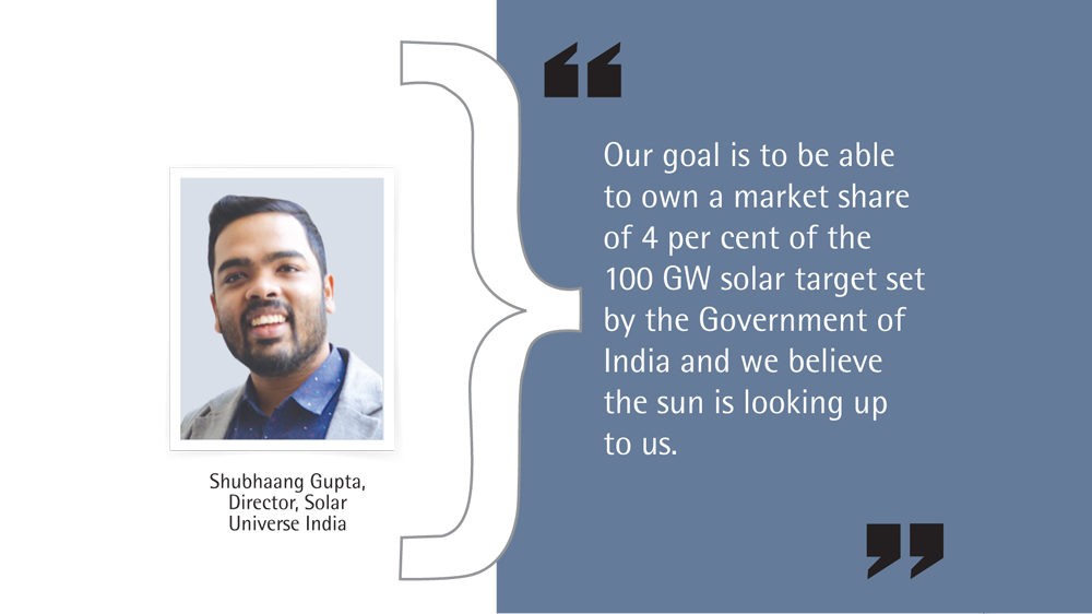 Solar Universe India sets ambitious targets