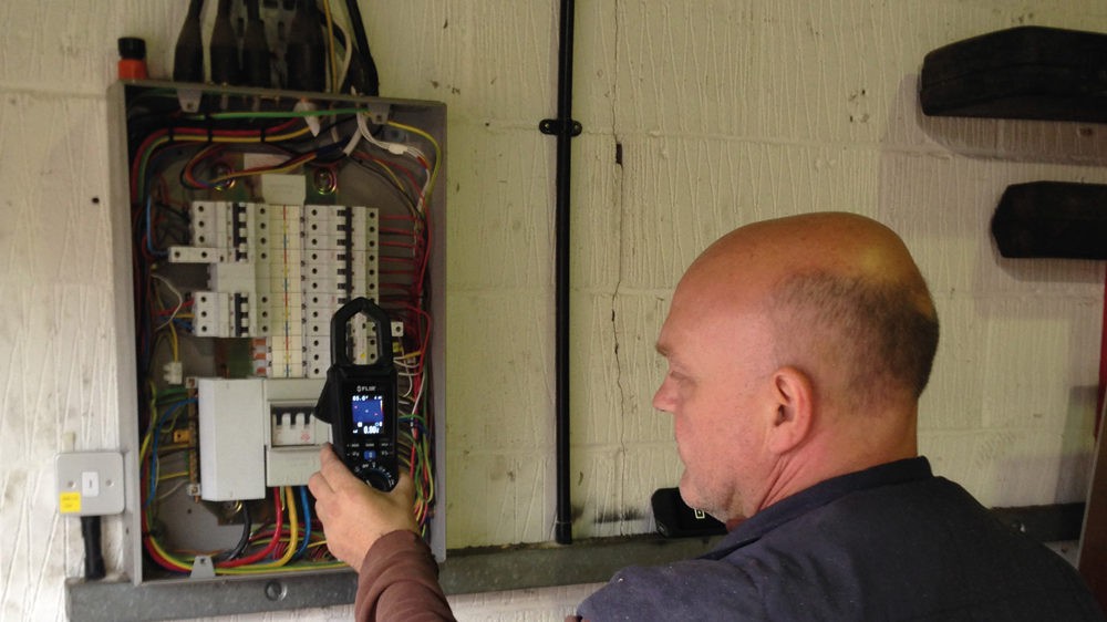 FLIR thermal camera and clamp meter pass electrician’s test
