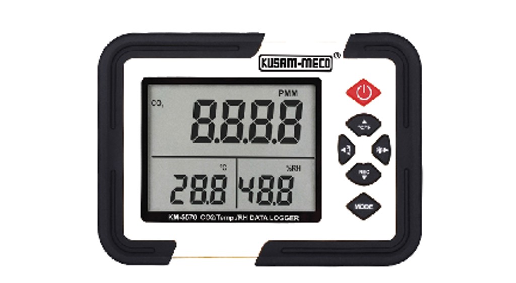 Kusam-Meco CO2, Temp, RH Monitor / Data Logger (Model KM-5570)