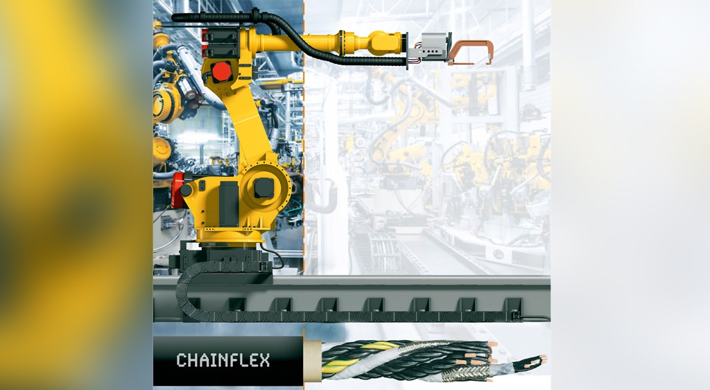 New igus e-chain cables for the seventh axis on Fanuc robots