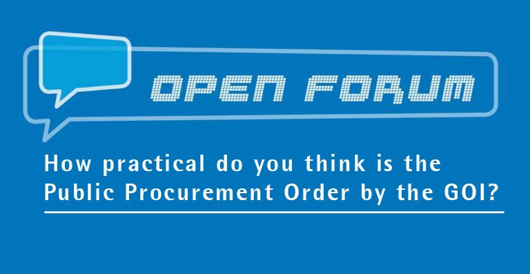 How practical do you think is the Public Procurement Order by the GOI?