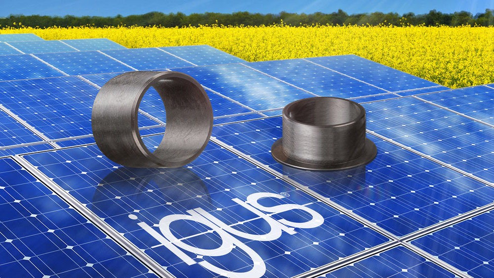 Solar protection for plain bearings: New igus material with enhanced UV resistance
