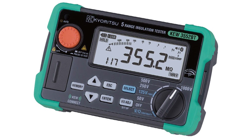 The compact and user-friendly insulation testers