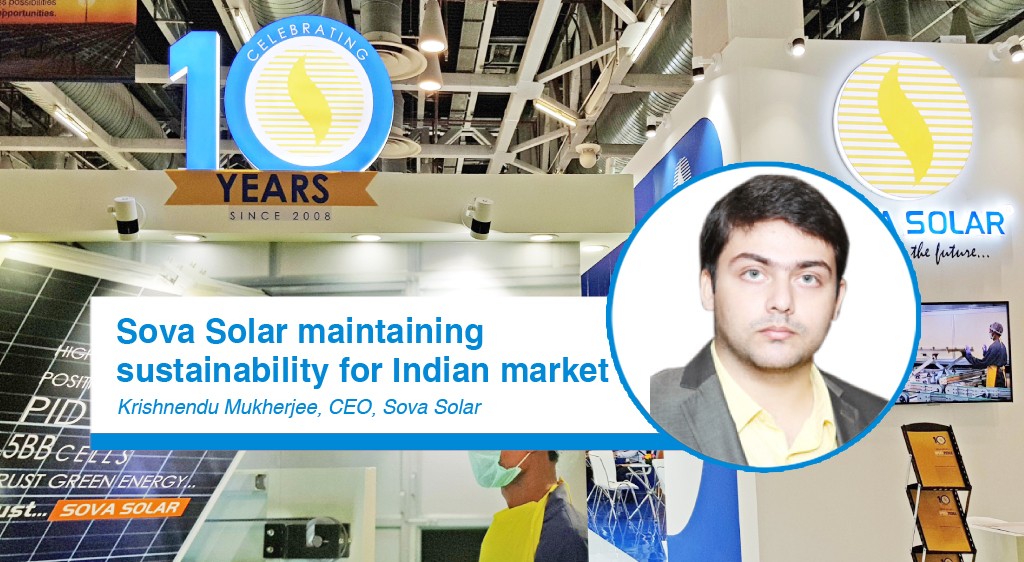Sova Solar maintaining sustainability for Indian market