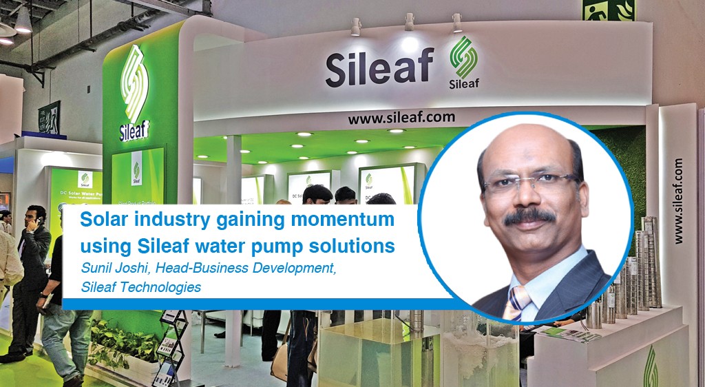 Solar industry gaining momentum using Sileaf water pump solutions