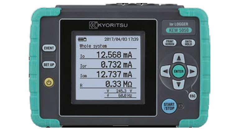 Instantaneous logger for resistive current leakage