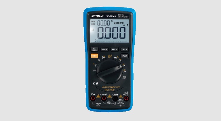 Metravi digital multimeter 23S-TRMS can testify in variety