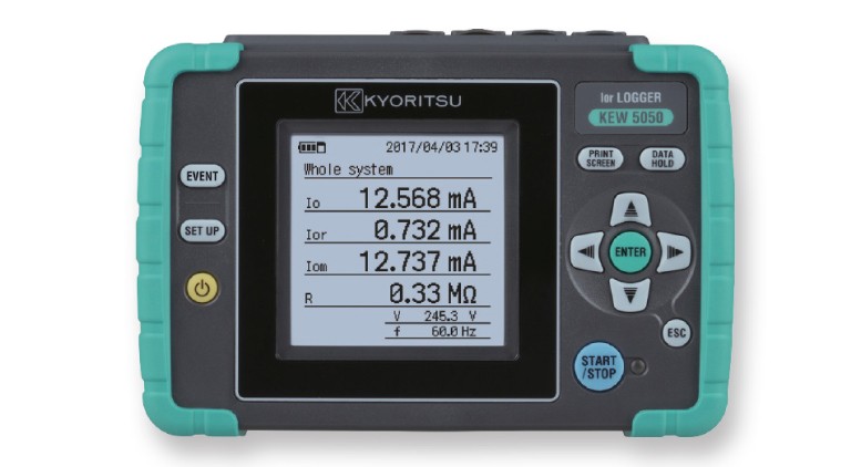 Kyoritsu’s 5050 Unpreceded Ior Logger for instantaneous measurement