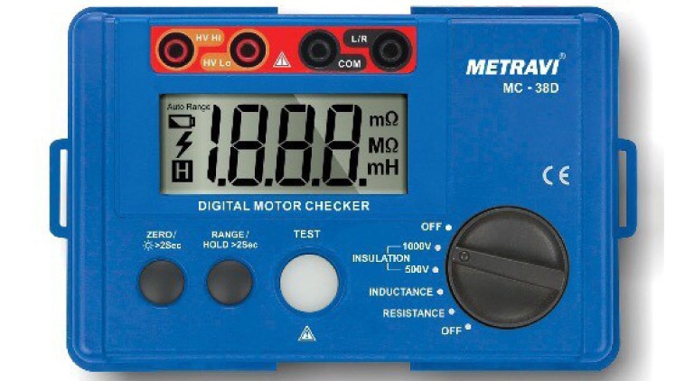 Metravi motor checker MC38D for insulation and DC resistance