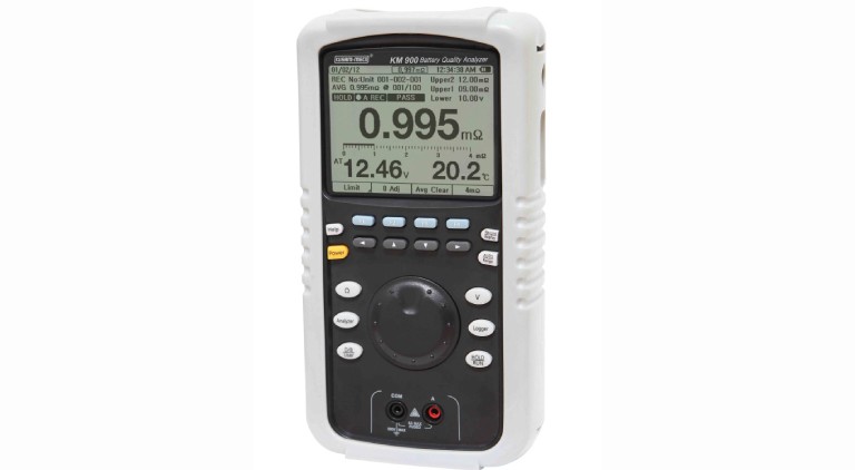 KM 900 battery quality analyser for UPS battery field management