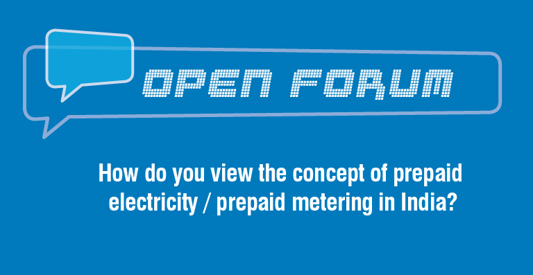How do you view the concept of prepaid electricity / prepaid metering in India?