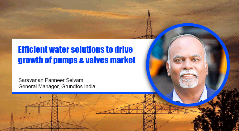 Efficient water solutions to drive growth of pumps & valves market