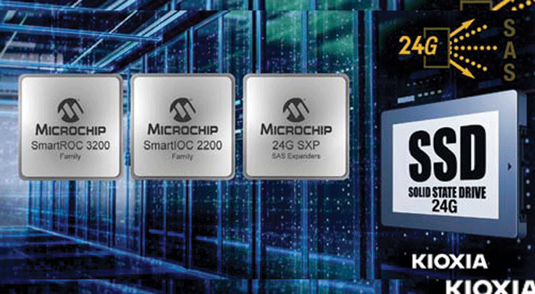 Microchip Technology, KIOXIA America complete 24G SAS endto-end storage interoperability testing