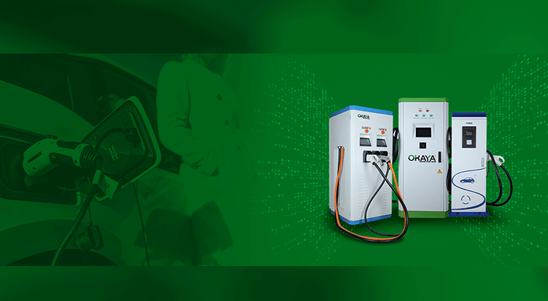 Okaya shop charging station