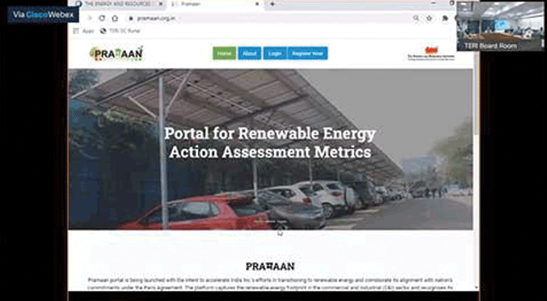 TERI launches portal for firms to self-assess, improve on RE consumption