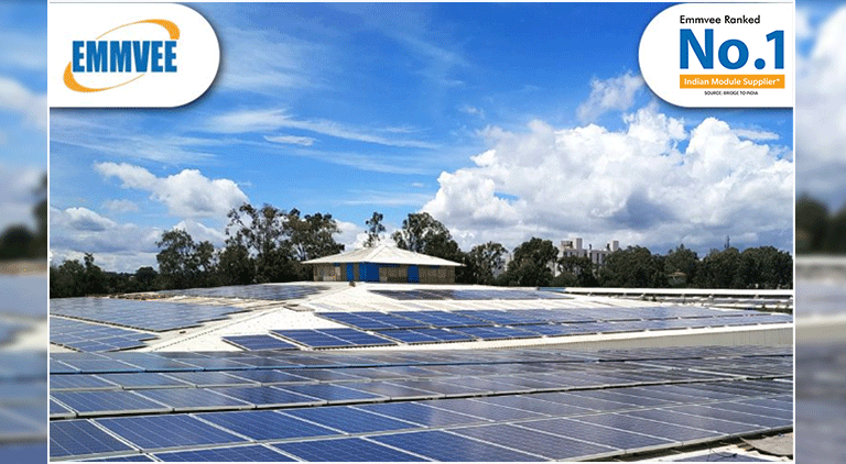 Emmvee commissions rooftop solar PV project for Balaji Technologies