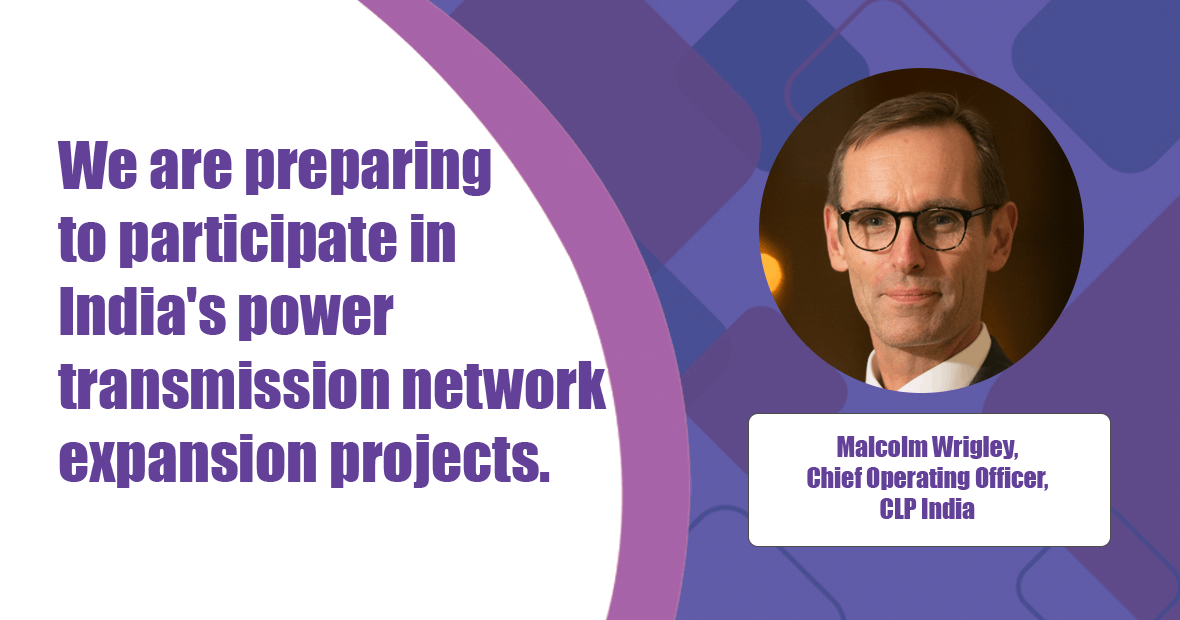 Looking forward to participate in the expansion of the transmission network