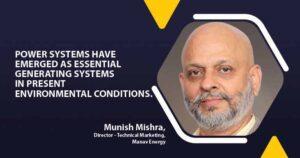 Munish Mishra, Director - Technical Marketing, Manav Energy - EPR Magazine