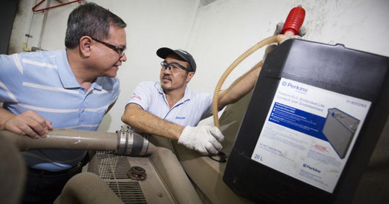 Engine coolant is liquid engineering at work for gensets