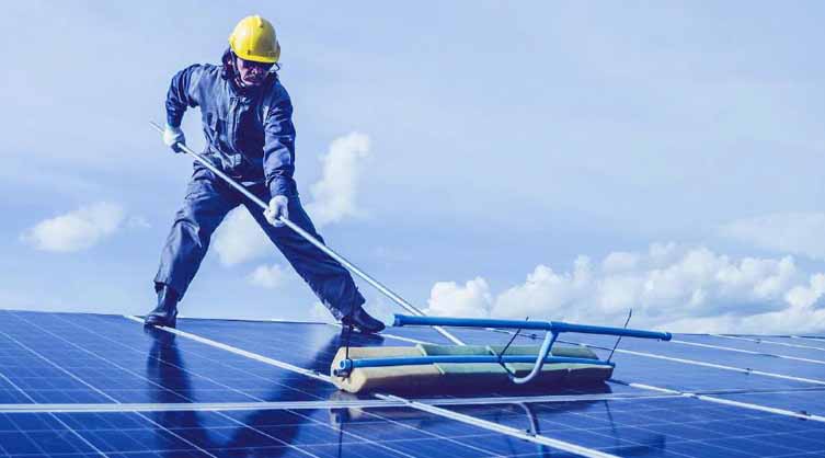 IT enabled rigorous maintenance and monitoring solutions for solar panels