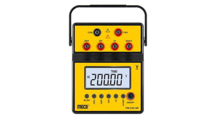 MECO digital multi-range portable precision meter for easy reading