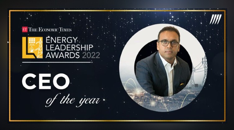 Pratik Agarwal, Managing Director, Sterlite Power, recognised as the ‘CEO of the Year’