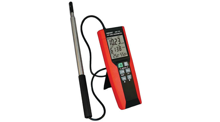 KUSAM-MECO’s digital anemometer and industrial infrared thermometer
