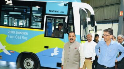 India's first hydrogen fuel cell bus