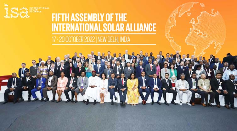 The 5th Assembly of International Solar Alliance to focus on COP27