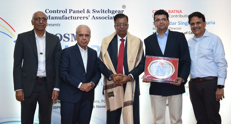 Shri Kedar Singh COSMO RATNA: Bhadauria of M/s. Powercam Electricals Pvt. Ltd., New Delhi