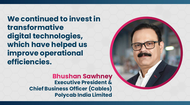 We have embarked on a multi-year transformation journey
