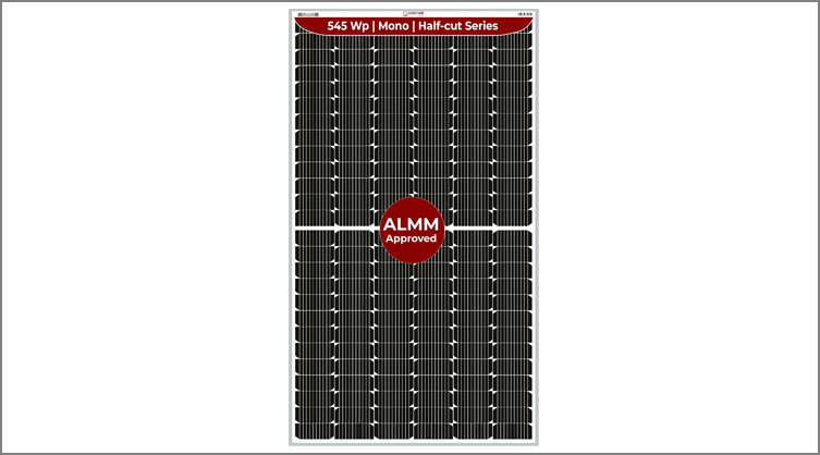 ALMM approve, Gautam Solar’s 545 Wp Series of 10BB Mono Solar Panels