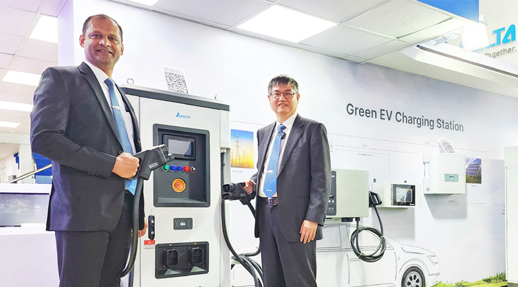 Delta Electronics introduces the AC Motor Drives and a microgrid-based Green EV Charging Station