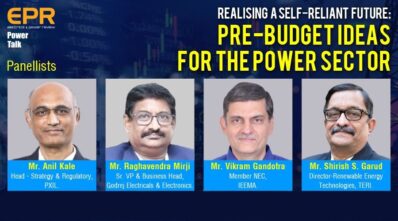 Realising a self-reliant future Pre-budget ideas for the Power sector