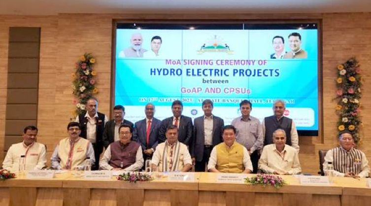 Power ministry signs MoU with Arunachal Pradesh to revive 12 hydro-electric projects
