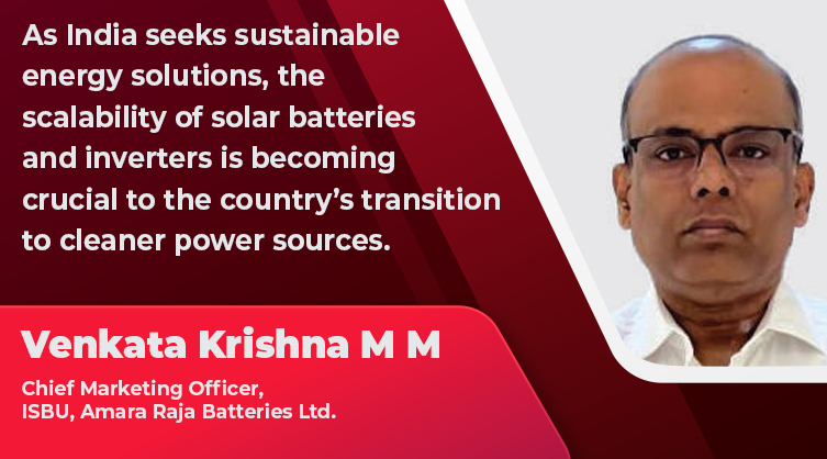 Optimising solar Battery and inverter scalability  