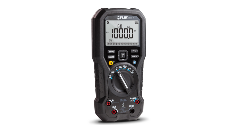 FLIR unveils the DM93-2 industrial digital multimeter with METERLiNK® integration