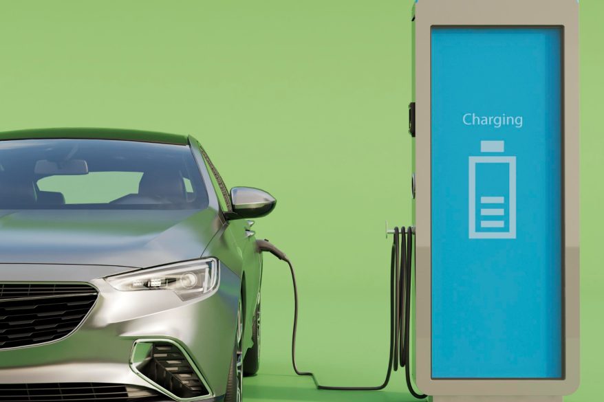 electric-car-charging-station solar