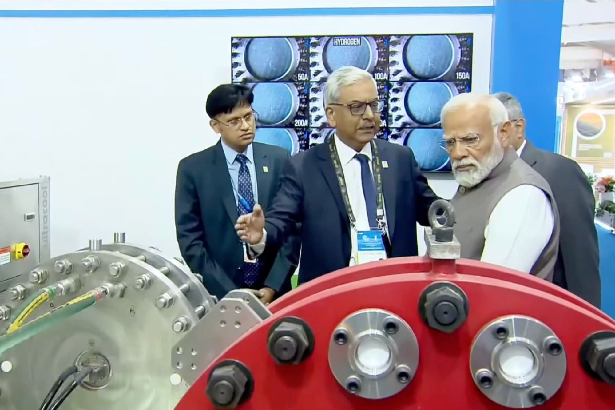 BPCL unveils indigenous alkaline electrolyser at India Energy Week 2024