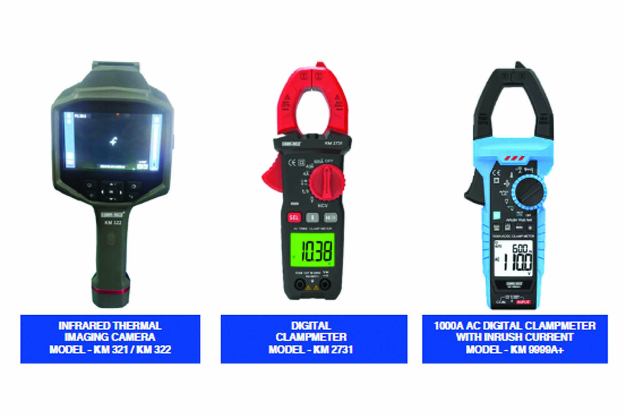 Cutting-edge Thermal imaging and digital clampmeter solutions by KUSAM-MECO