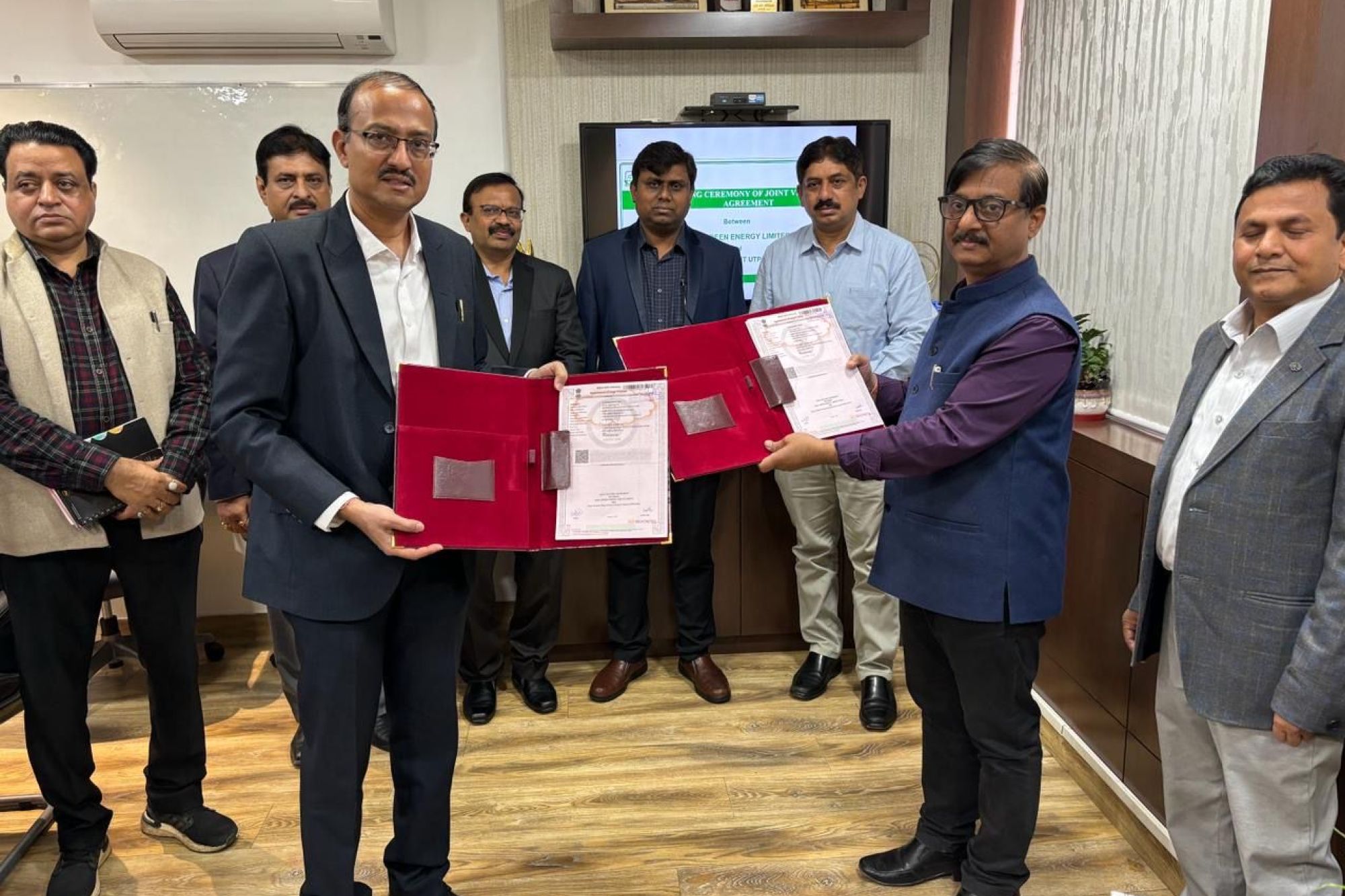 NTPC and UPRVUNL form joint venture for Uttar Pradesh renewable energy development