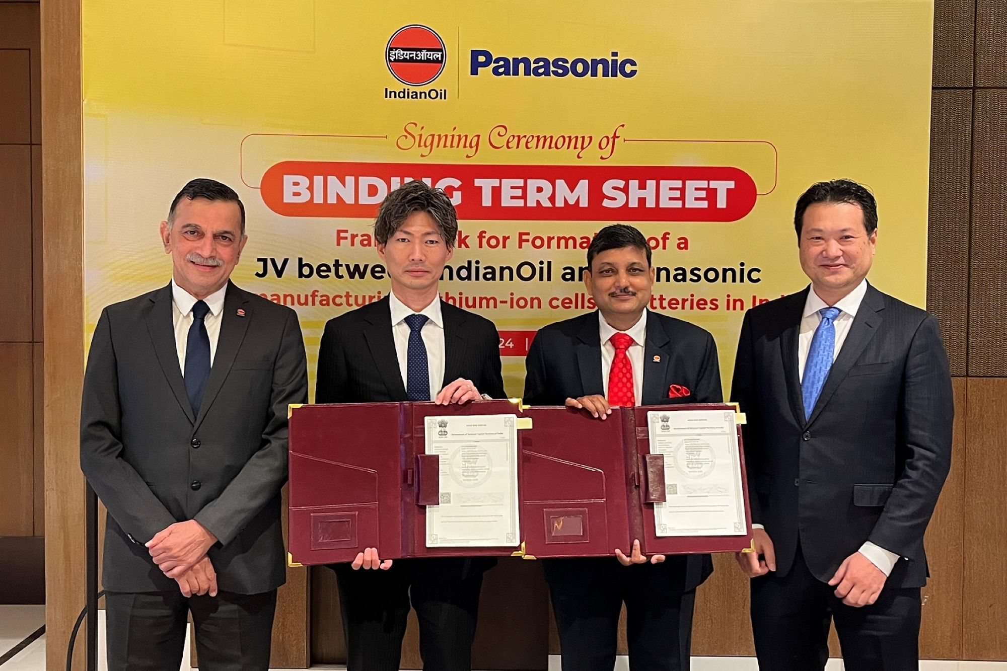 Panasonic and IndianOil forge joint venture for Lithium-Ion batteries