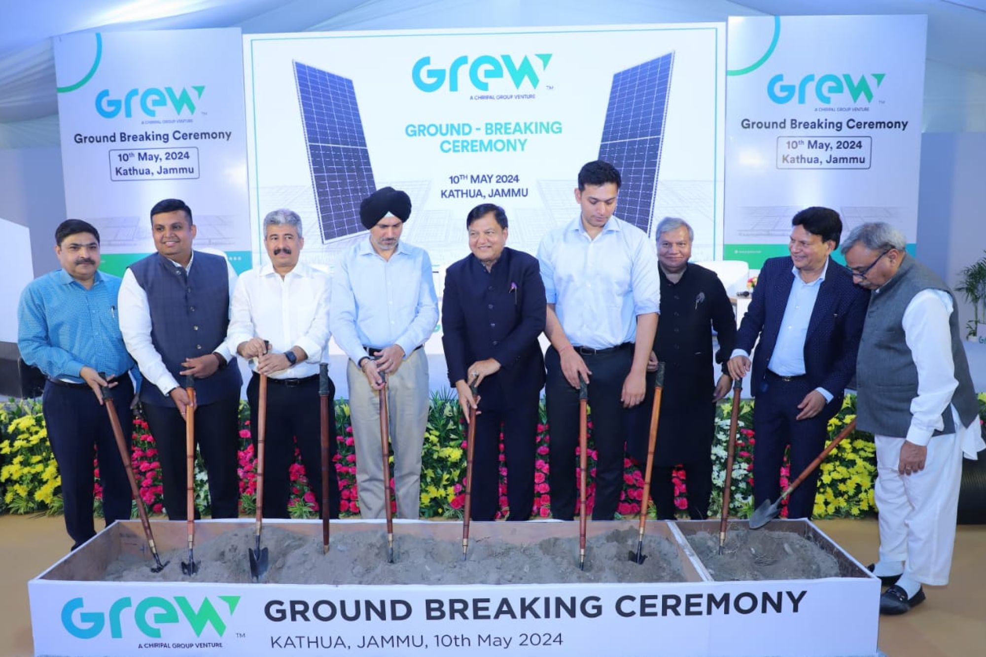 Grew Energy launches 6 GW solar manufacturing hub in J&K