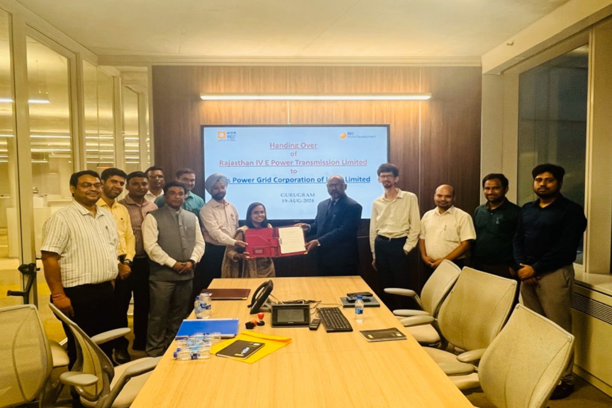 REC Power Development and Consultancy Limited hands over 2 SPVs to Power Grid Corporation of India