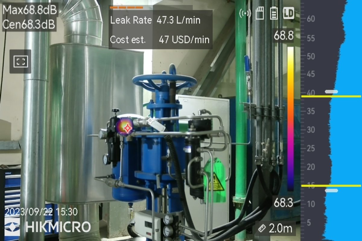 HIKMICRO AI Acoustic Imager enhances industrial efficiency by detecting air leaks