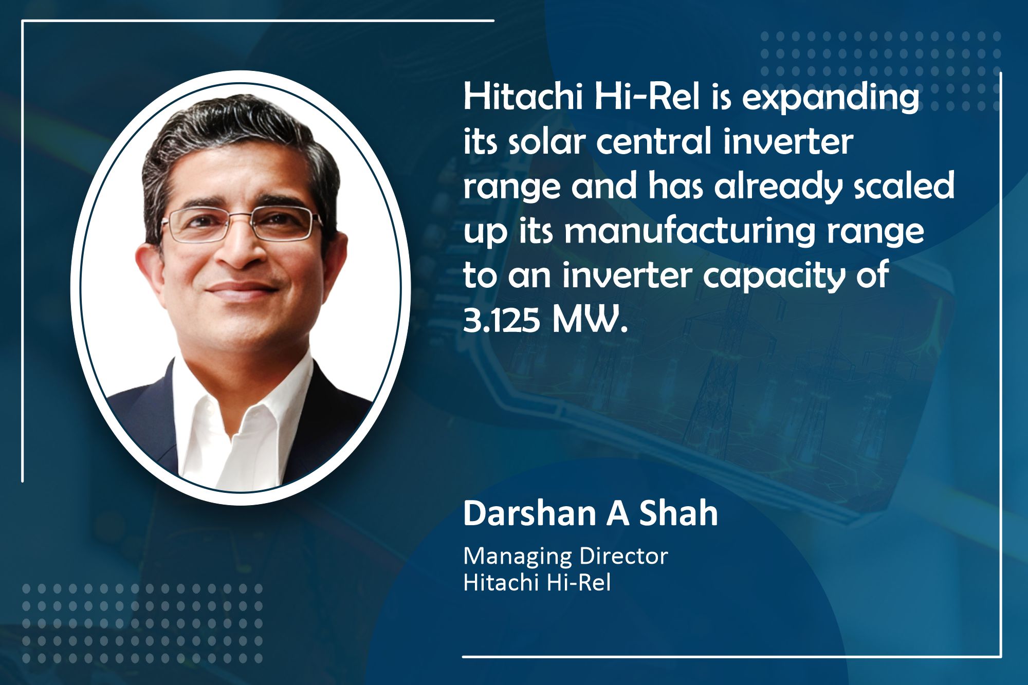 Hitachi Hi-Rel expanding inverter manufacturing capacity to 3.125 MW