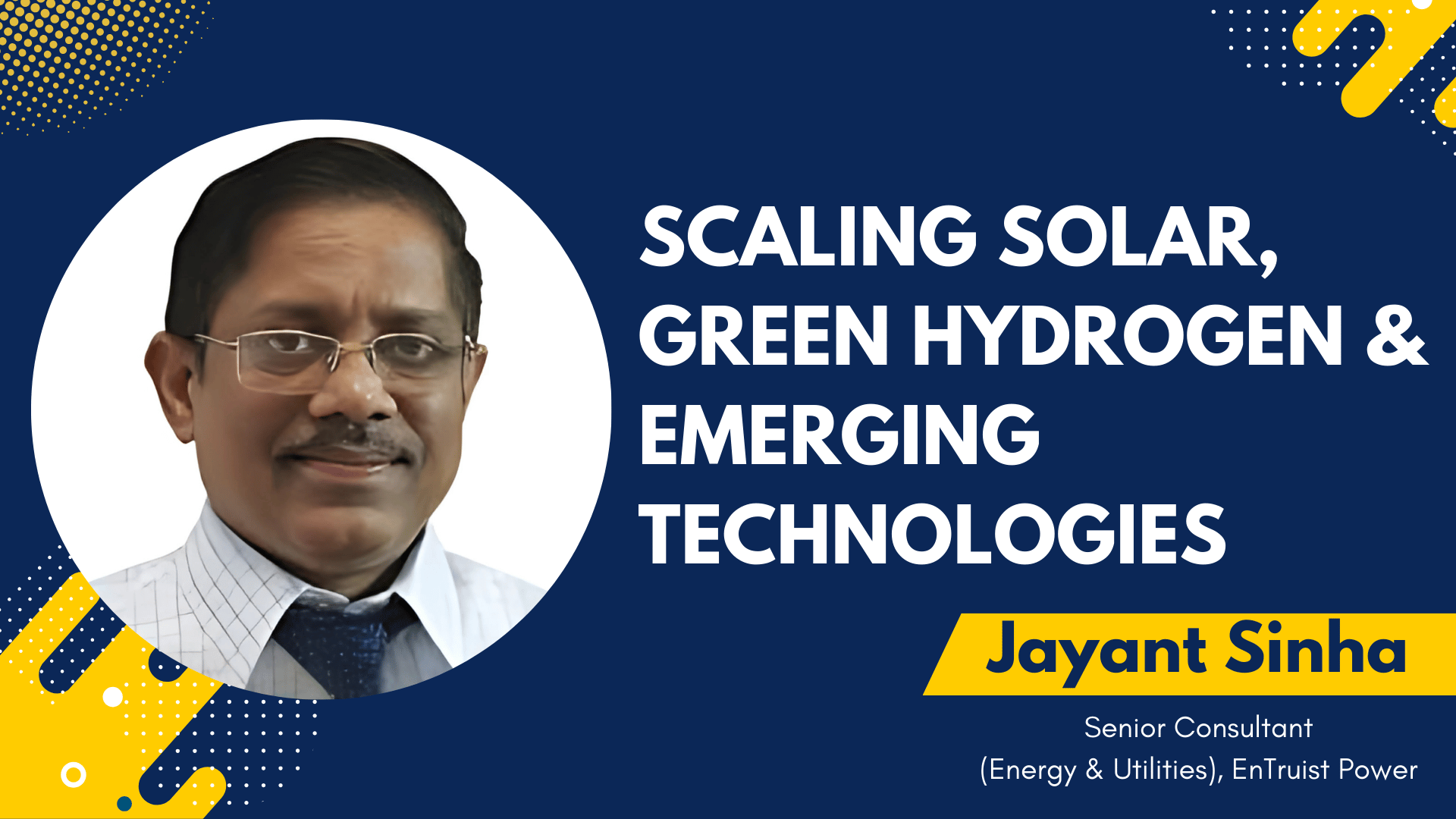 Scaling solar, green hydrogen & emerging technologies