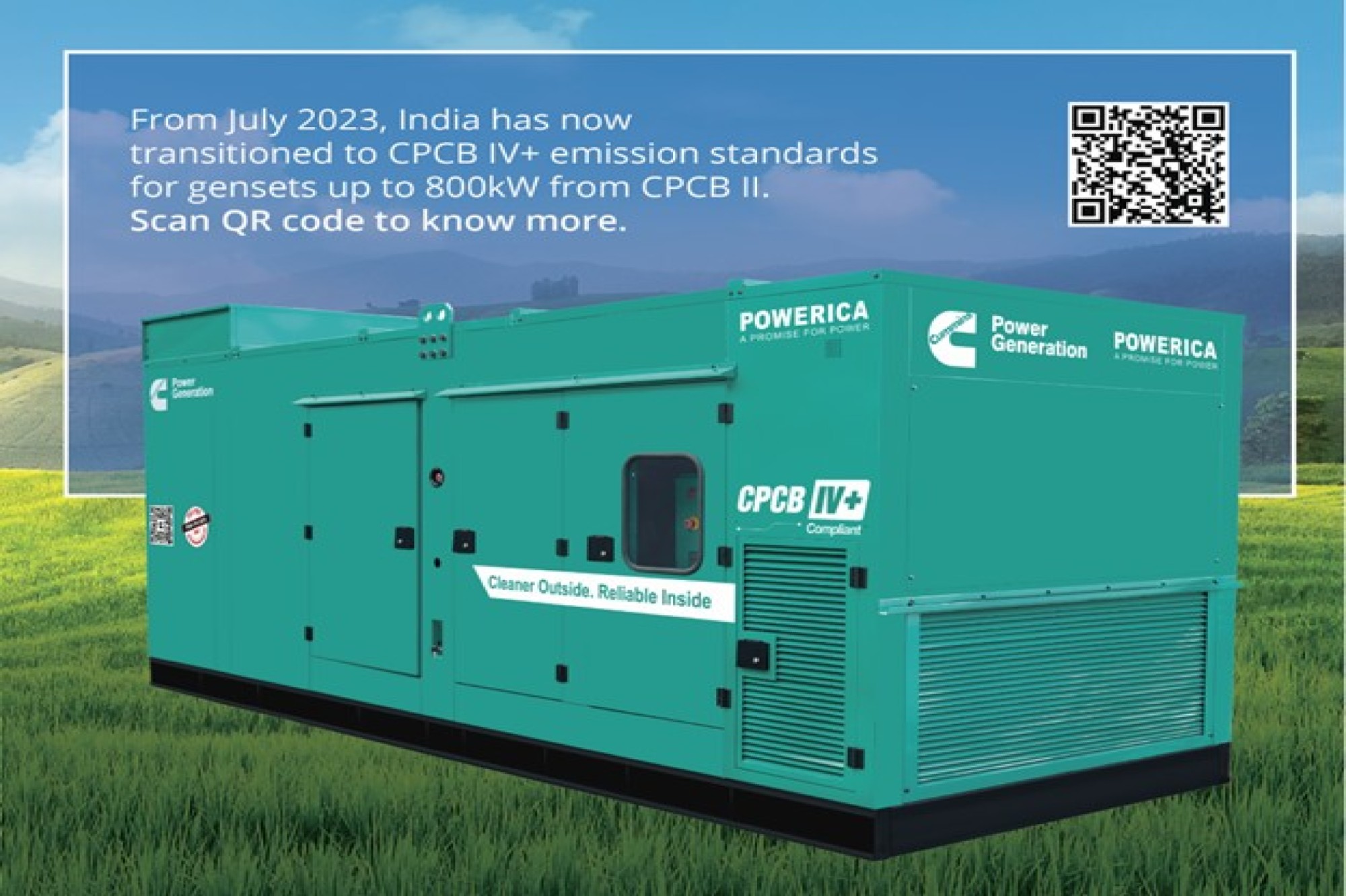 Cummins India and Powerica setting new standards of environmental friendliness