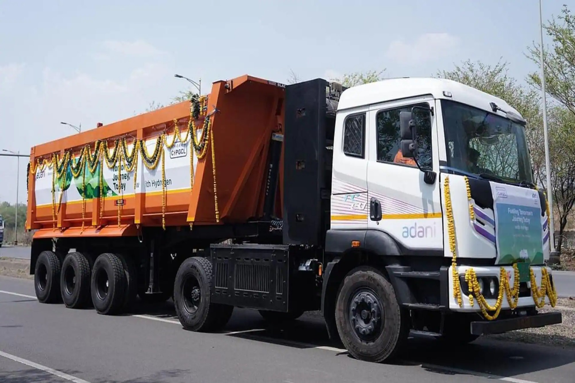 Adani launches 1st hydrogen–powered truck for mining logistic in Chattisgarh